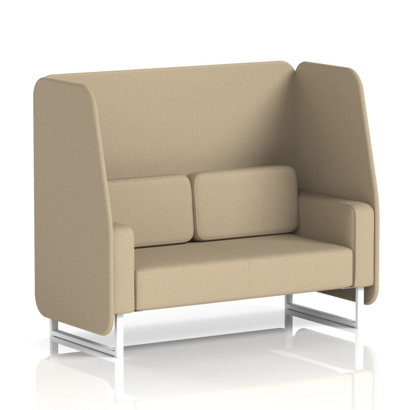 Stride Open Booth With White Legs in Single Tone - Image 50