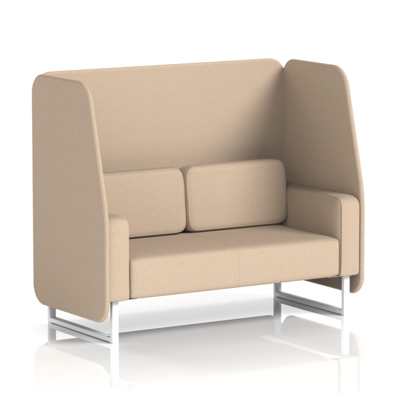 Stride Open Booth With White Legs in Single Tone - Image 56