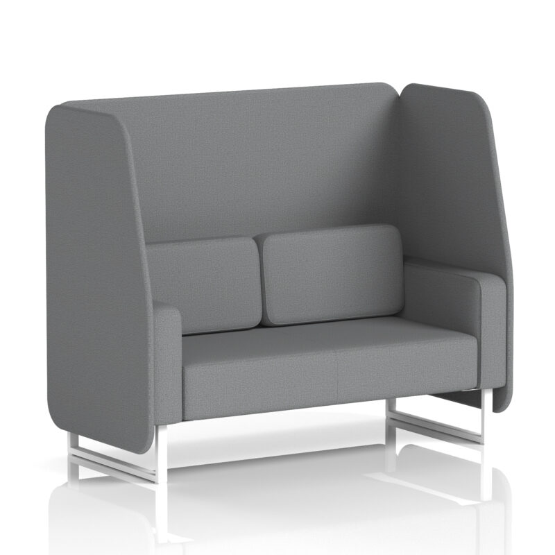 Stride Open Booth With White Legs in Single Tone - Image 68