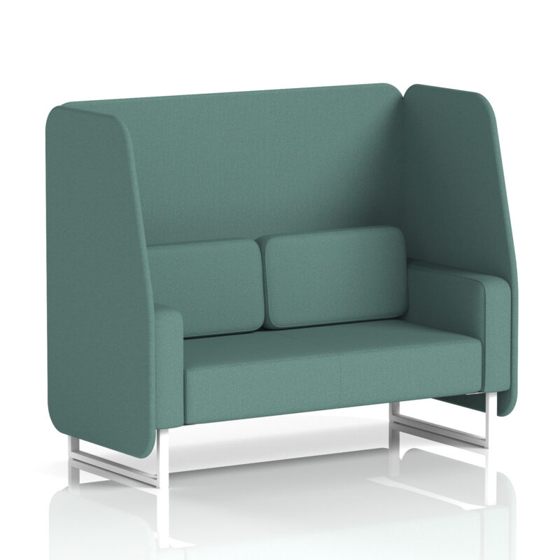 Stride Open Booth With White Legs in Single Tone - Image 74