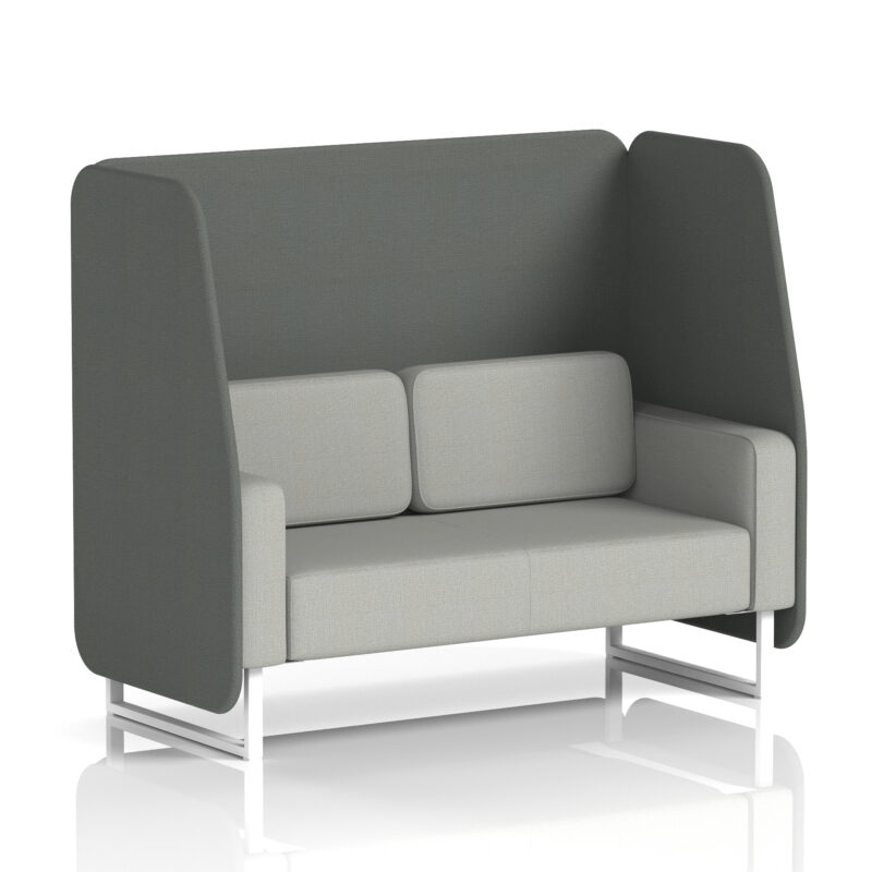Stride Open Booth With White Legs in Two Tone - Image 77