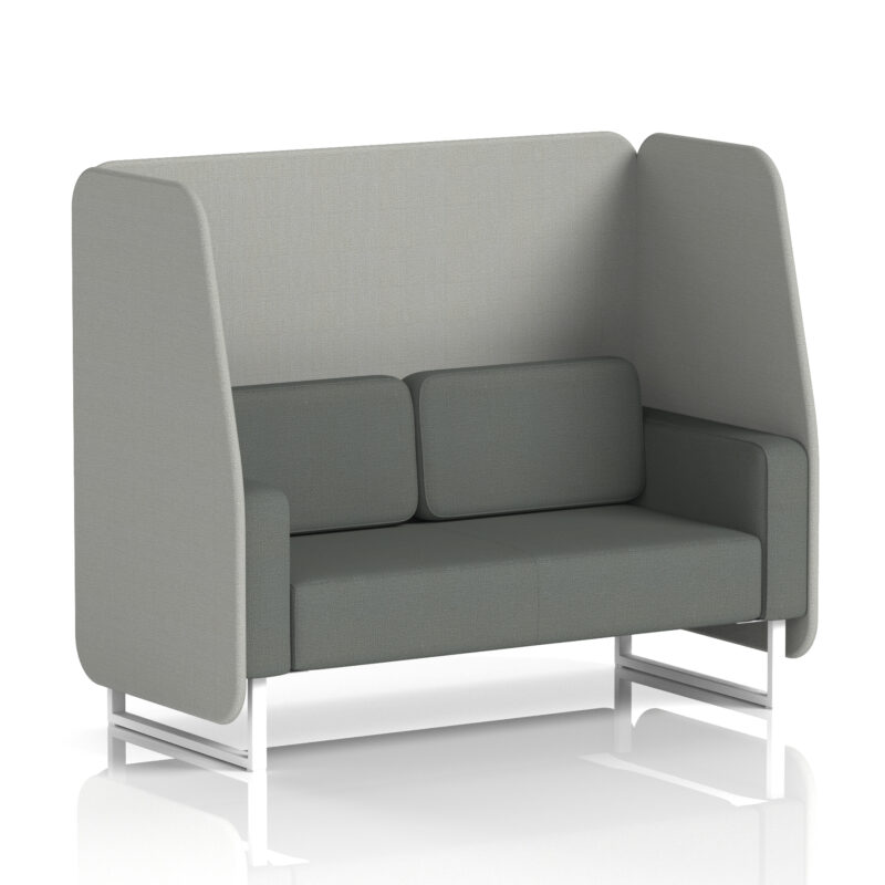 Stride Open Booth With White Legs in Two Tone - Image 83