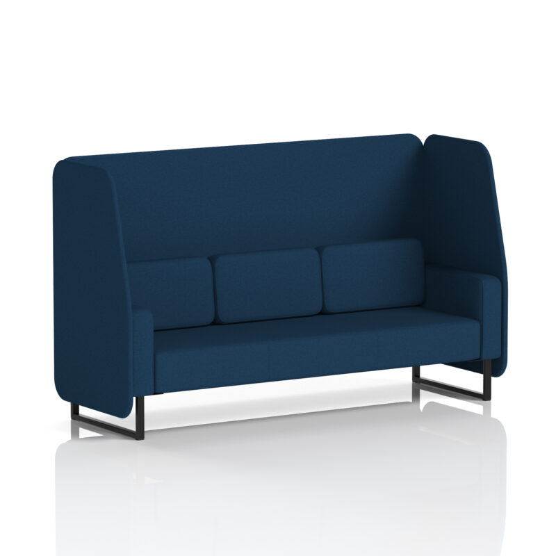 Stride Open Booth With Black Legs in Single Tone - Image 24