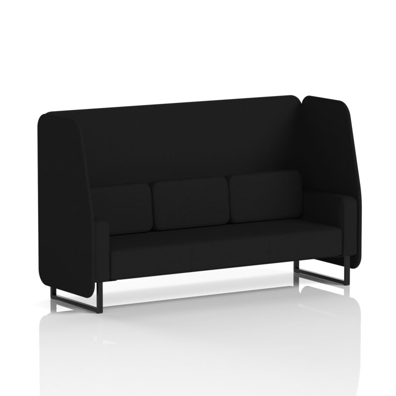 Stride Open Booth With Black Legs in Single Tone - Image 27