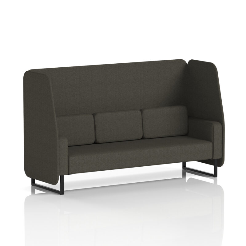 Stride Open Booth With Black Legs in Single Tone - Image 48