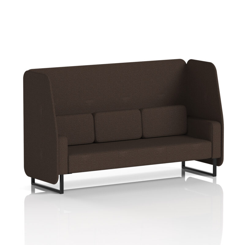 Stride Open Booth With Black Legs in Single Tone - Image 72