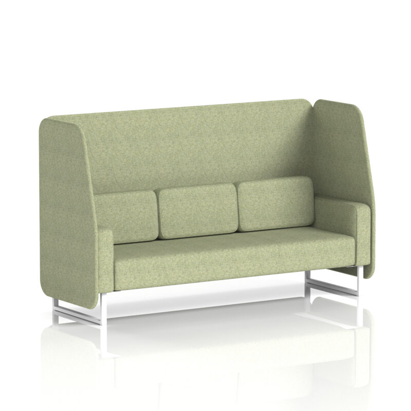 Stride Open Booth With White Legs in Single Tone - Image 3