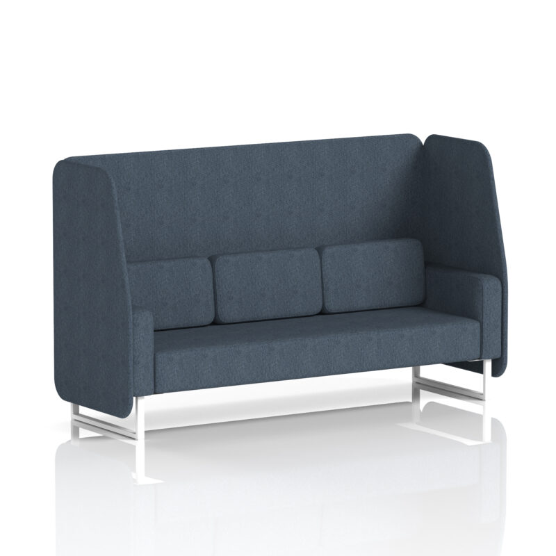 Stride Open Booth With White Legs in Single Tone - Image 9