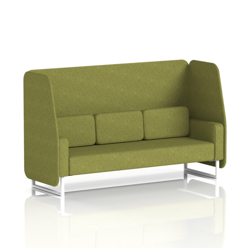Stride Open Booth With White Legs in Single Tone - Image 12