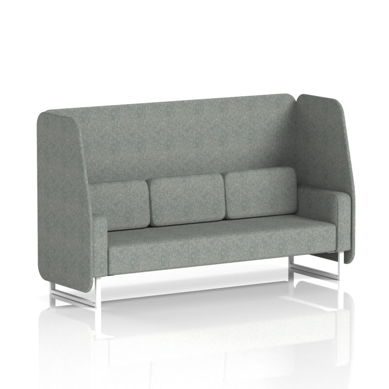 Stride Open Booth With White Legs in Single Tone - Image 15