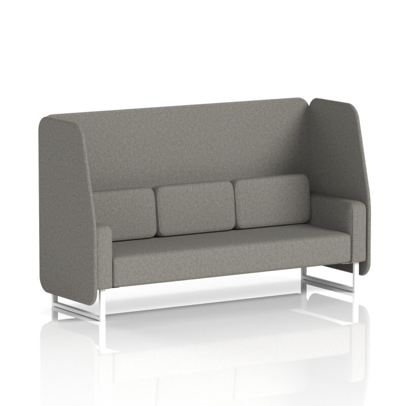 Stride Open Booth With White Legs in Single Tone - Image 30