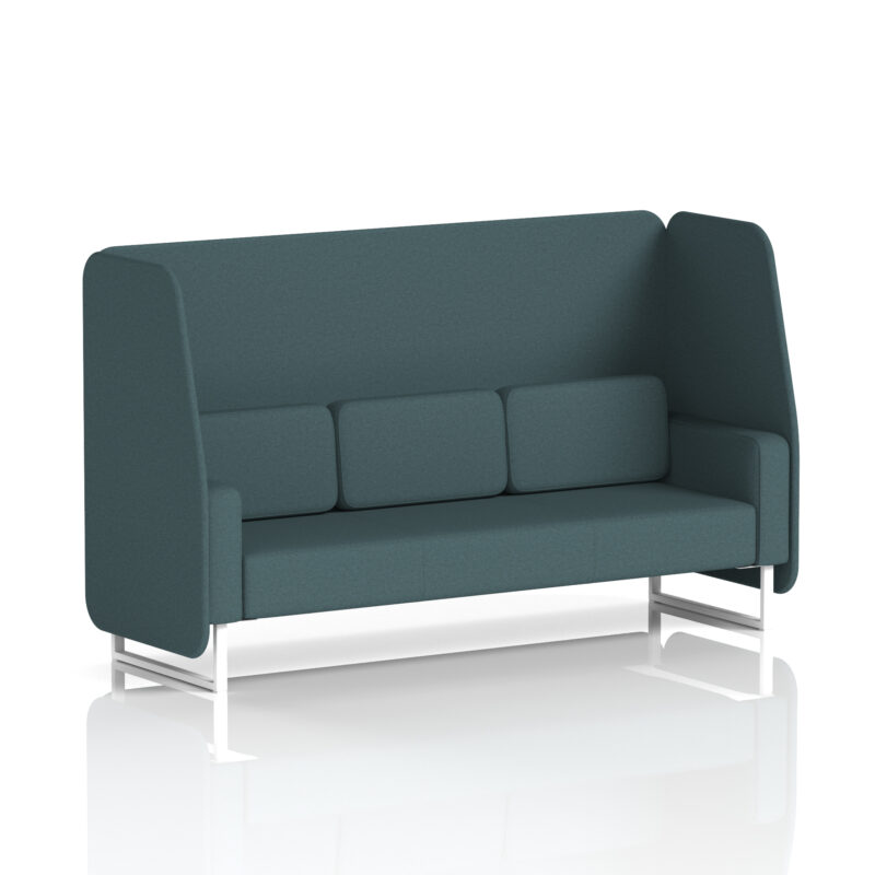 Stride Open Booth With White Legs in Single Tone - Image 33
