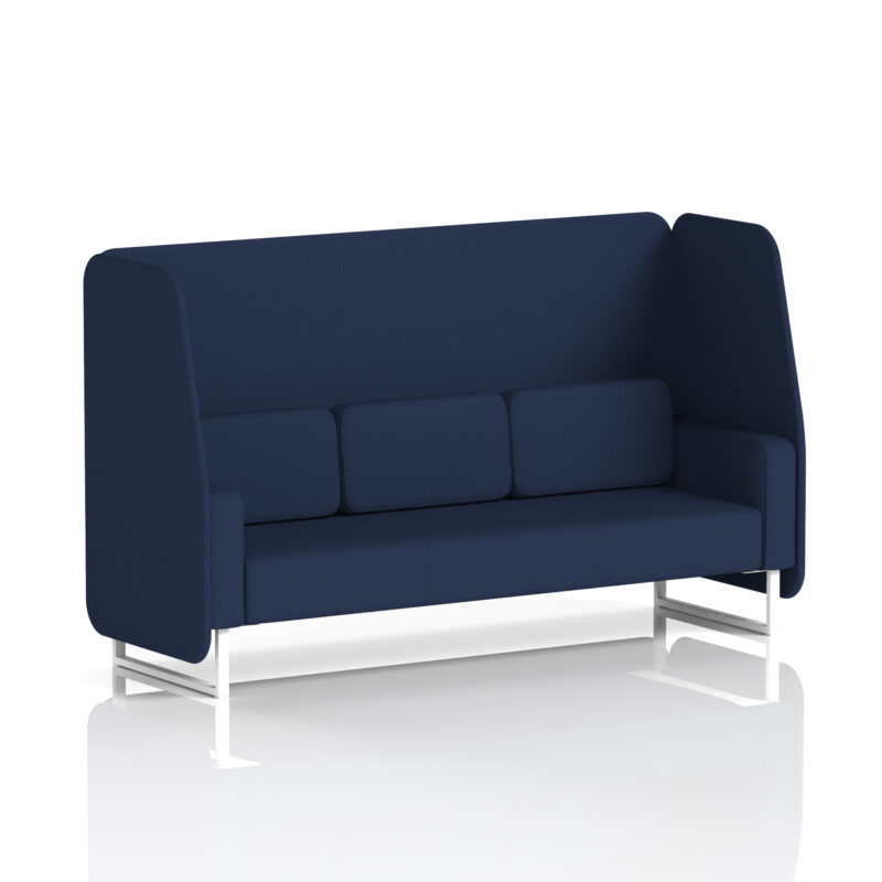 Stride Open Booth With White Legs in Single Tone - Image 60