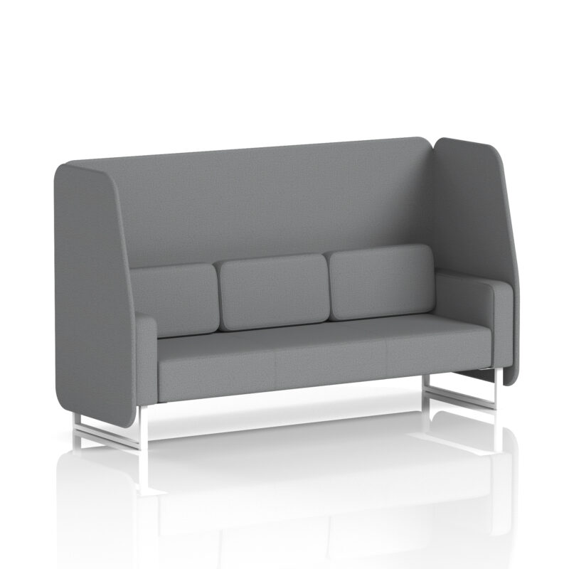 Stride Open Booth With White Legs in Single Tone - Image 69