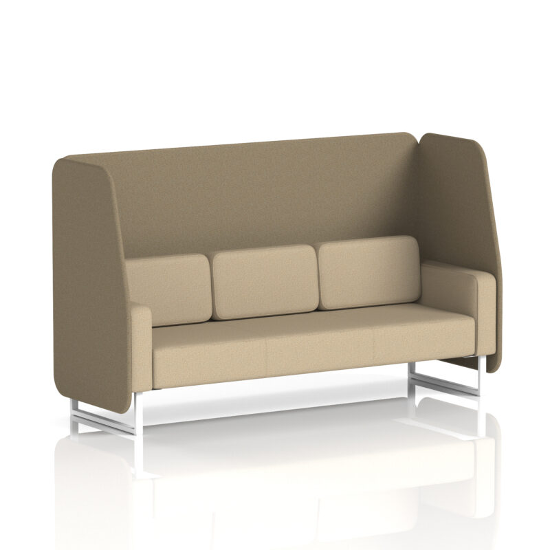 Stride Open Booth With White Legs in Two Tone - Image 39
