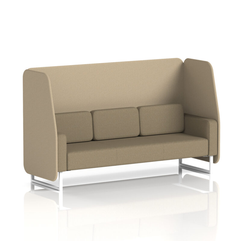 Stride Open Booth With White Legs in Two Tone - Image 51