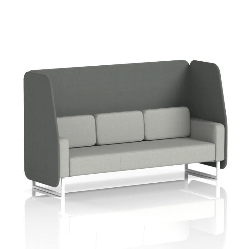 Stride Open Booth With White Legs in Two Tone - Image 78