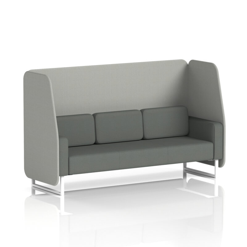 Stride Open Booth With White Legs in Two Tone - Image 84