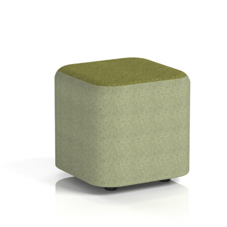 Knack Square Stool in Two Tone