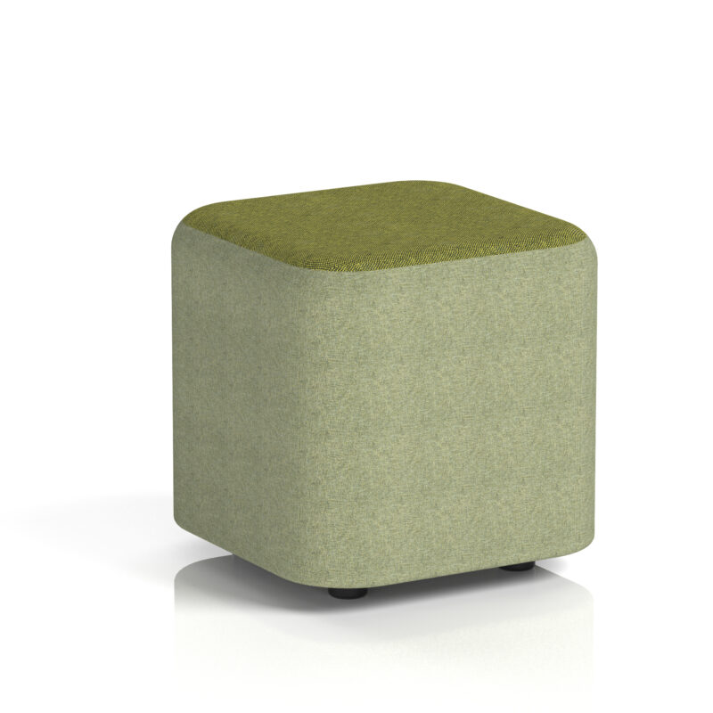 Knack Square Stool in Two Tone
