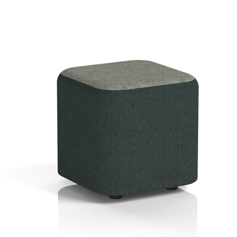 Knack Square Stool in Two Tone - Image 2