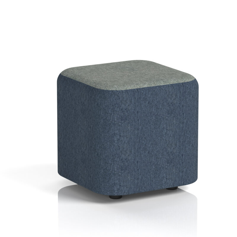 Knack Square Stool in Two Tone - Image 3