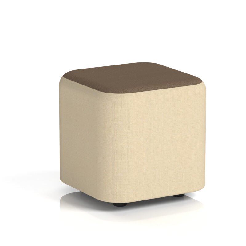 Knack Square Stool in Two Tone - Image 30