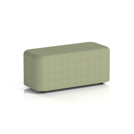 Knack Rectangular Stool in Single Tone