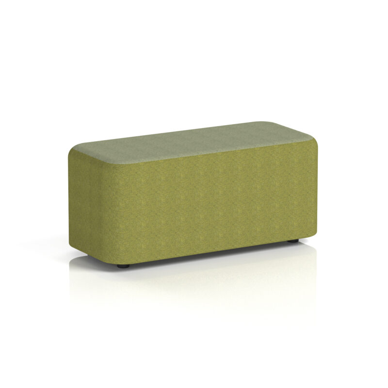 Knack Rectangular Stool in Two Tone - Image 4