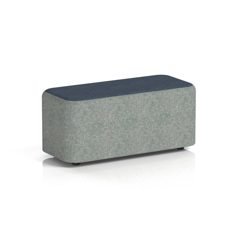 Knack Rectangular Stool in Two Tone - Image 5