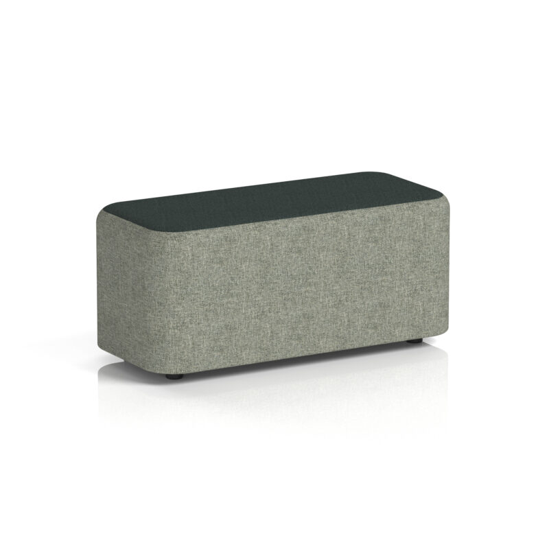 Knack Rectangular Stool in Two Tone - Image 6