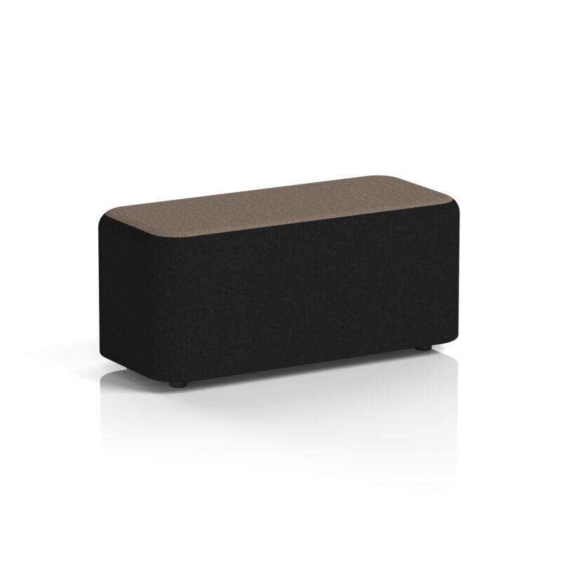Knack Rectangular Stool in Two Tone - Image 9