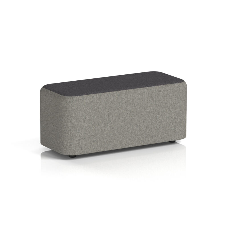 Knack Rectangular Stool in Two Tone - Image 10