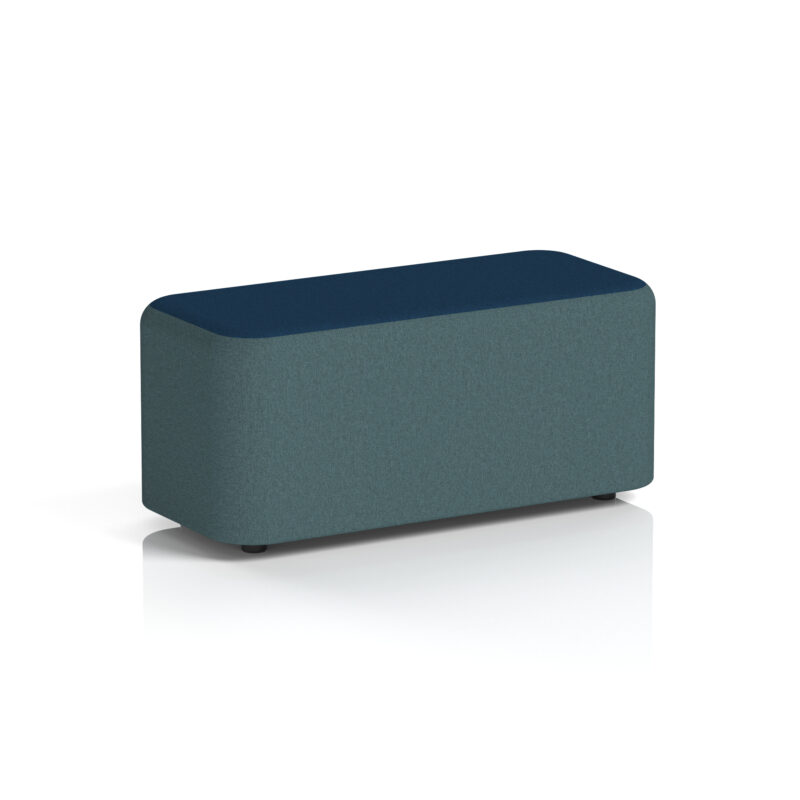 Knack Rectangular Stool in Two Tone - Image 11