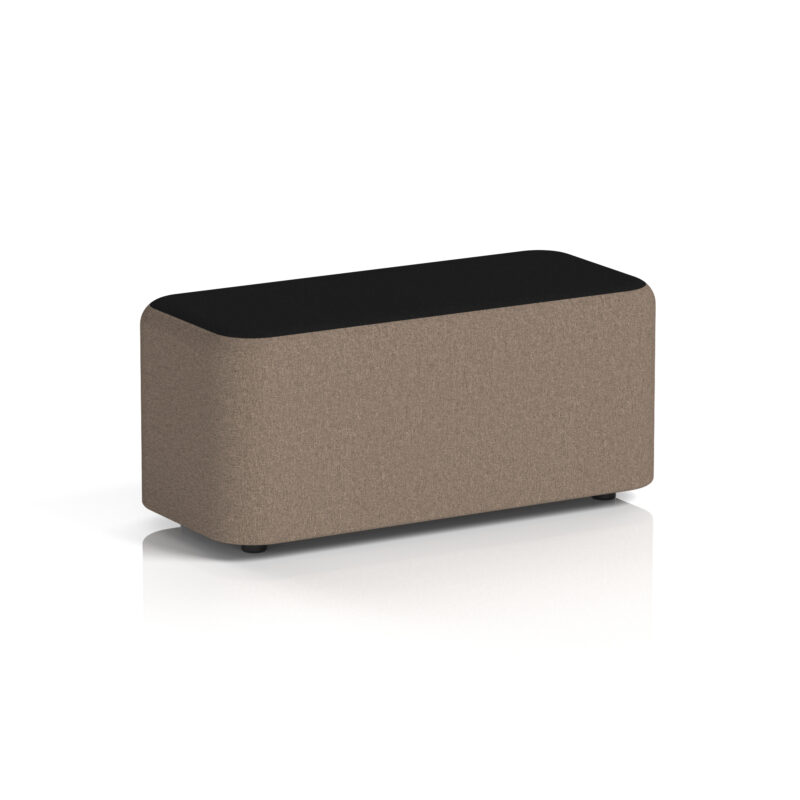 Knack Rectangular Stool in Two Tone - Image 12