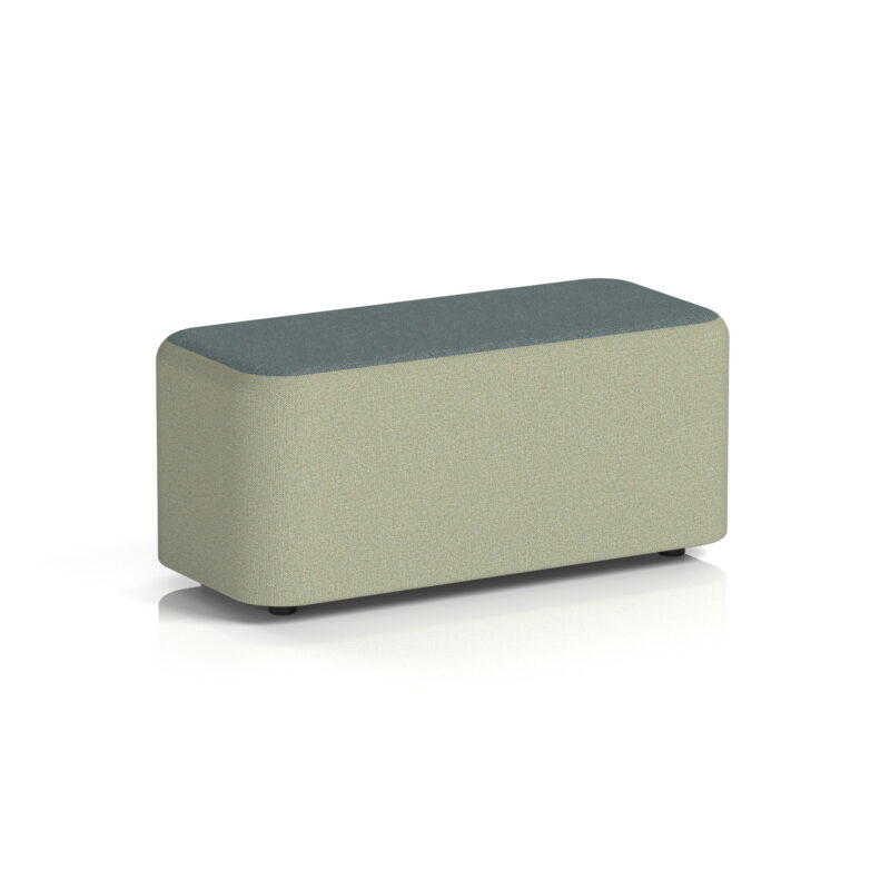 Knack Rectangular Stool in Two Tone - Image 15