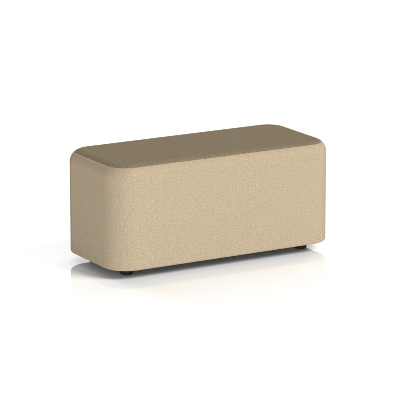 Knack Rectangular Stool in Two Tone - Image 17