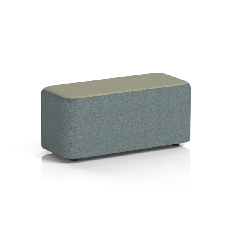 Knack Rectangular Stool in Two Tone - Image 18