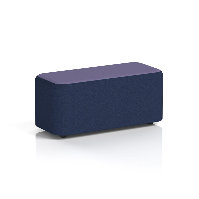 Knack Rectangular Stool in Two Tone - Image 20
