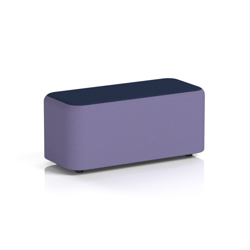Knack Rectangular Stool in Two Tone - Image 22