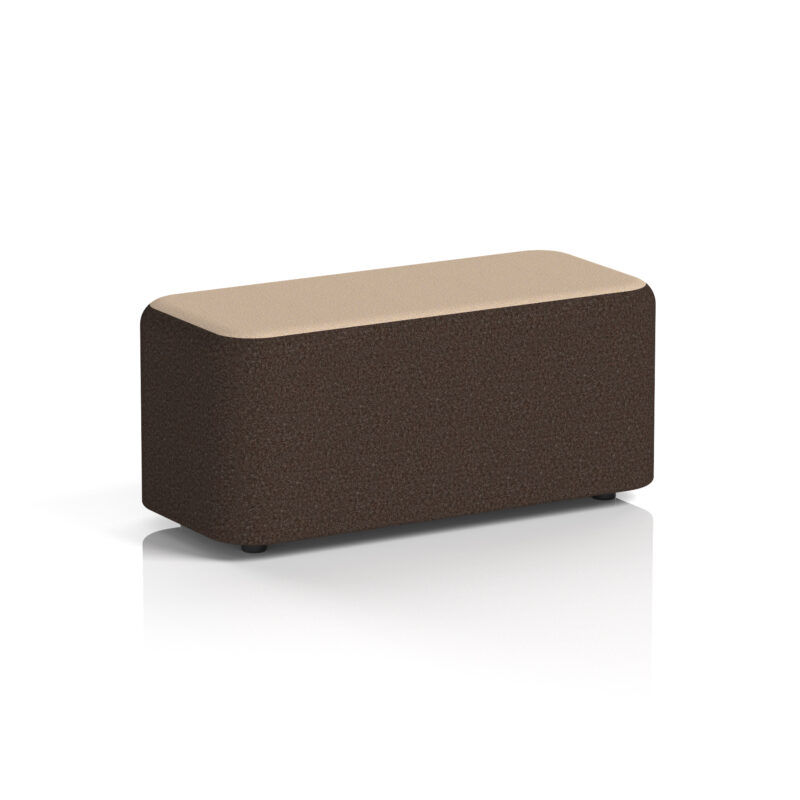 Knack Rectangular Stool in Two Tone - Image 24