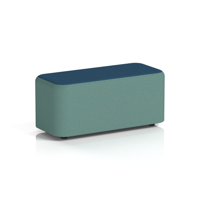 Knack Rectangular Stool in Two Tone - Image 25