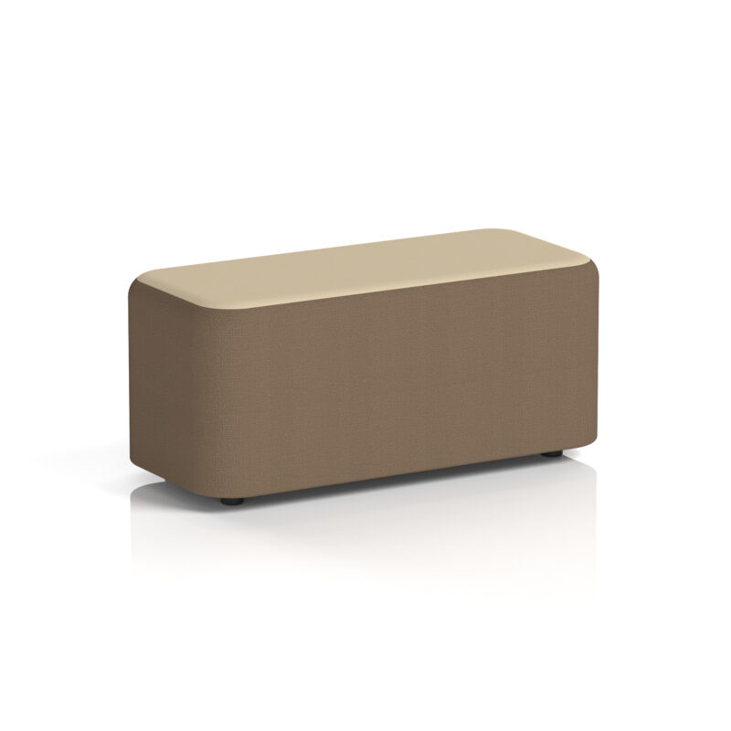 Knack Rectangular Stool in Two Tone - Image 27