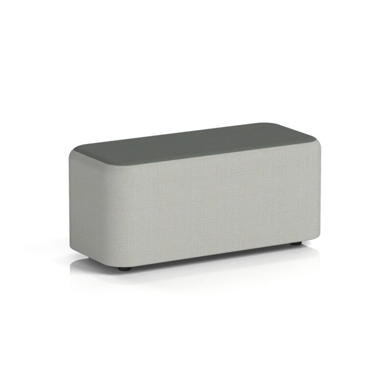 Knack Rectangular Stool in Two Tone - Image 28