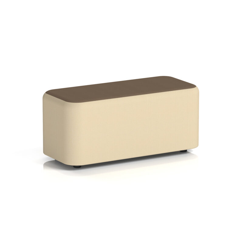 Knack Rectangular Stool in Two Tone - Image 30