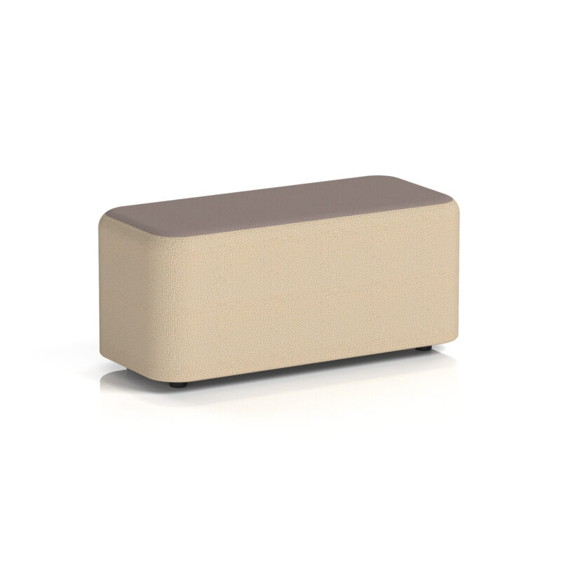 Knack Rectangular Stool in Two Tone - Image 31