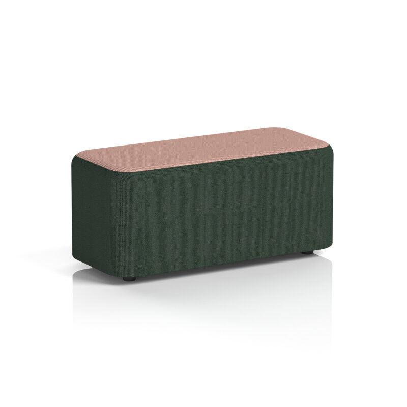 Knack Rectangular Stool in Two Tone - Image 33