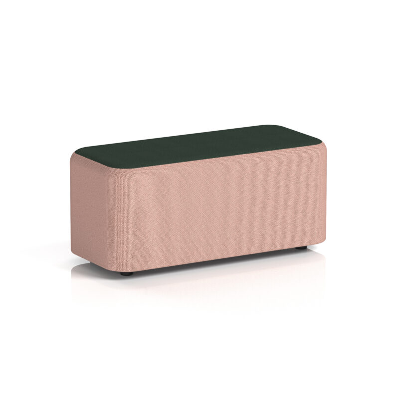 Knack Rectangular Stool in Two Tone - Image 34