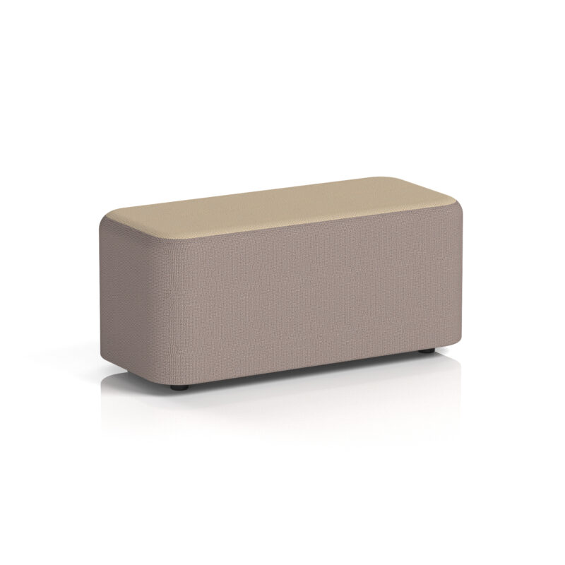 Knack Rectangular Stool in Two Tone - Image 36