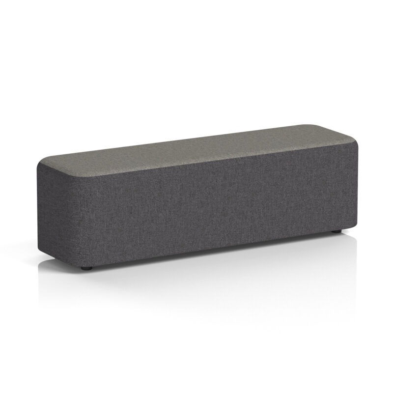 Knack Rectangular Stool in Two Tone - Image 43